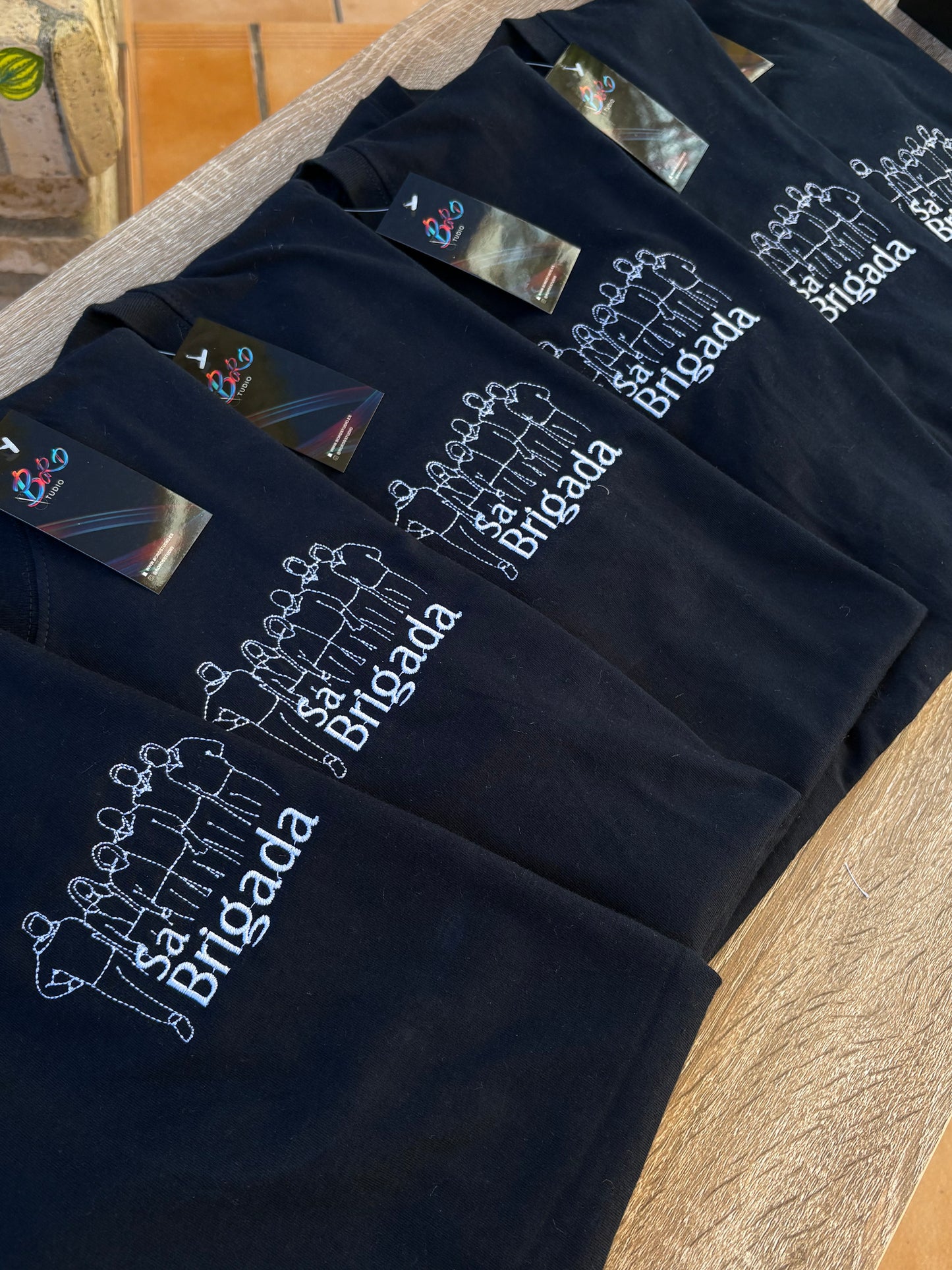 x2 Bordado Foto contorno Personalizable - Pack de 2 MISMO DISEÑO