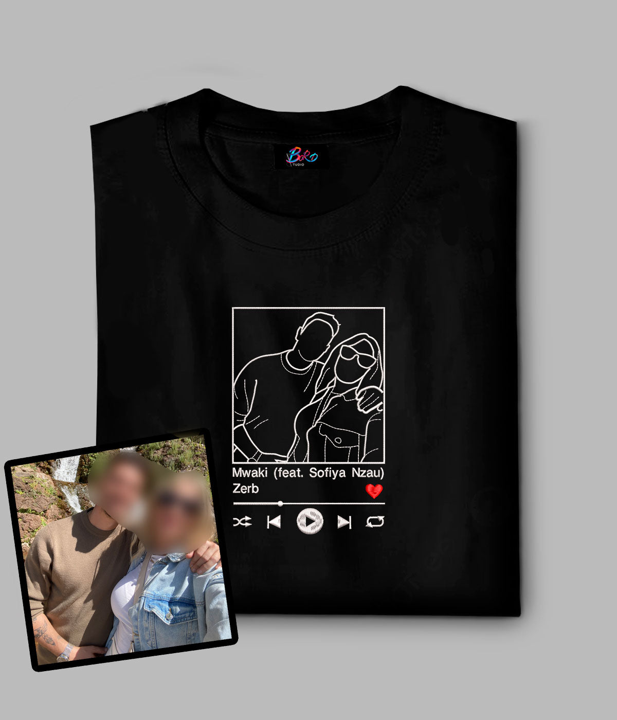 Foto contorno reproductor de música