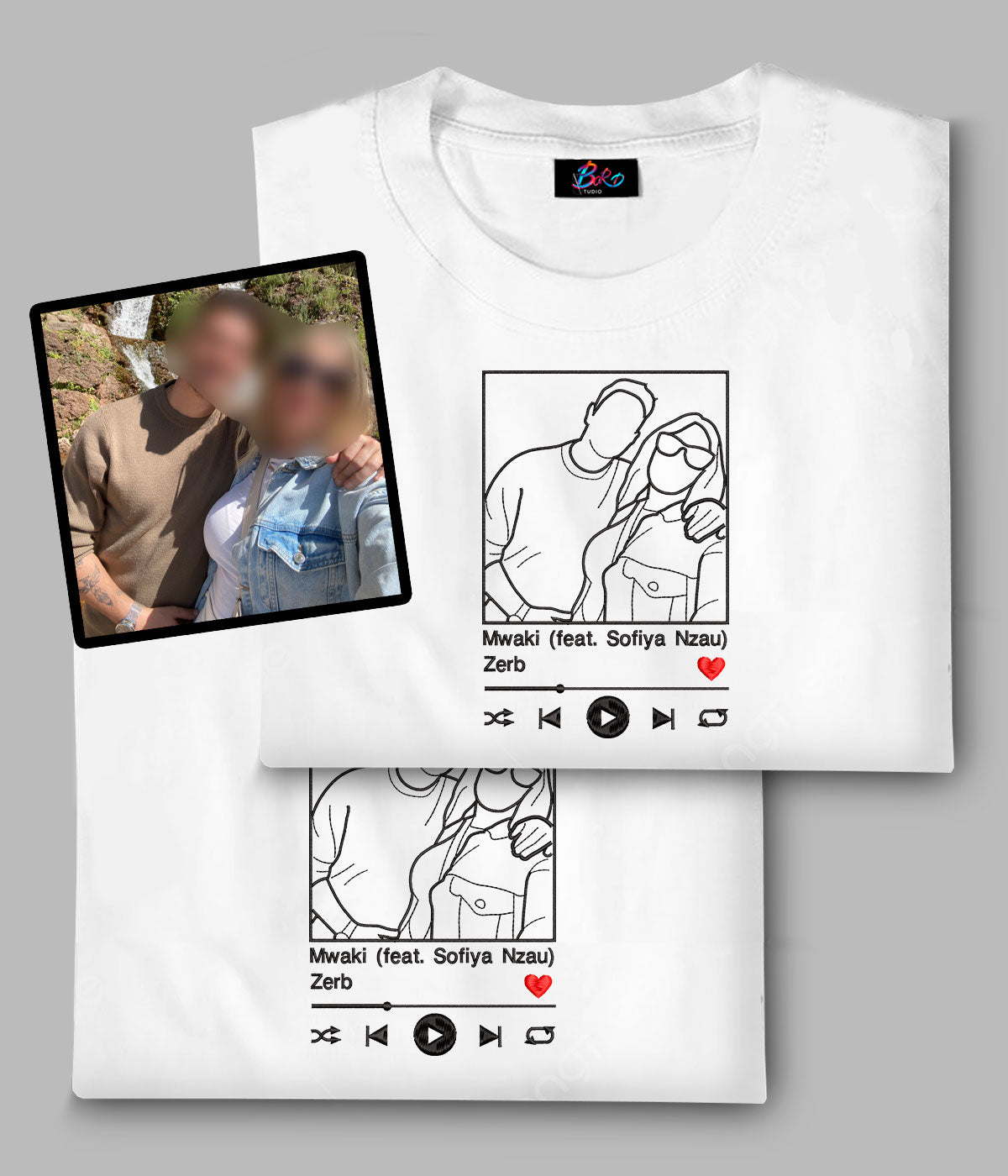 Foto contorno reproductor de música - Pack de 2