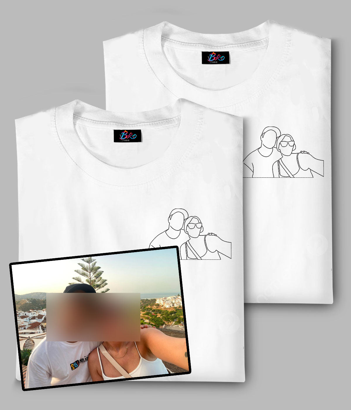 Foto contorno Personalizable - Pack de 2