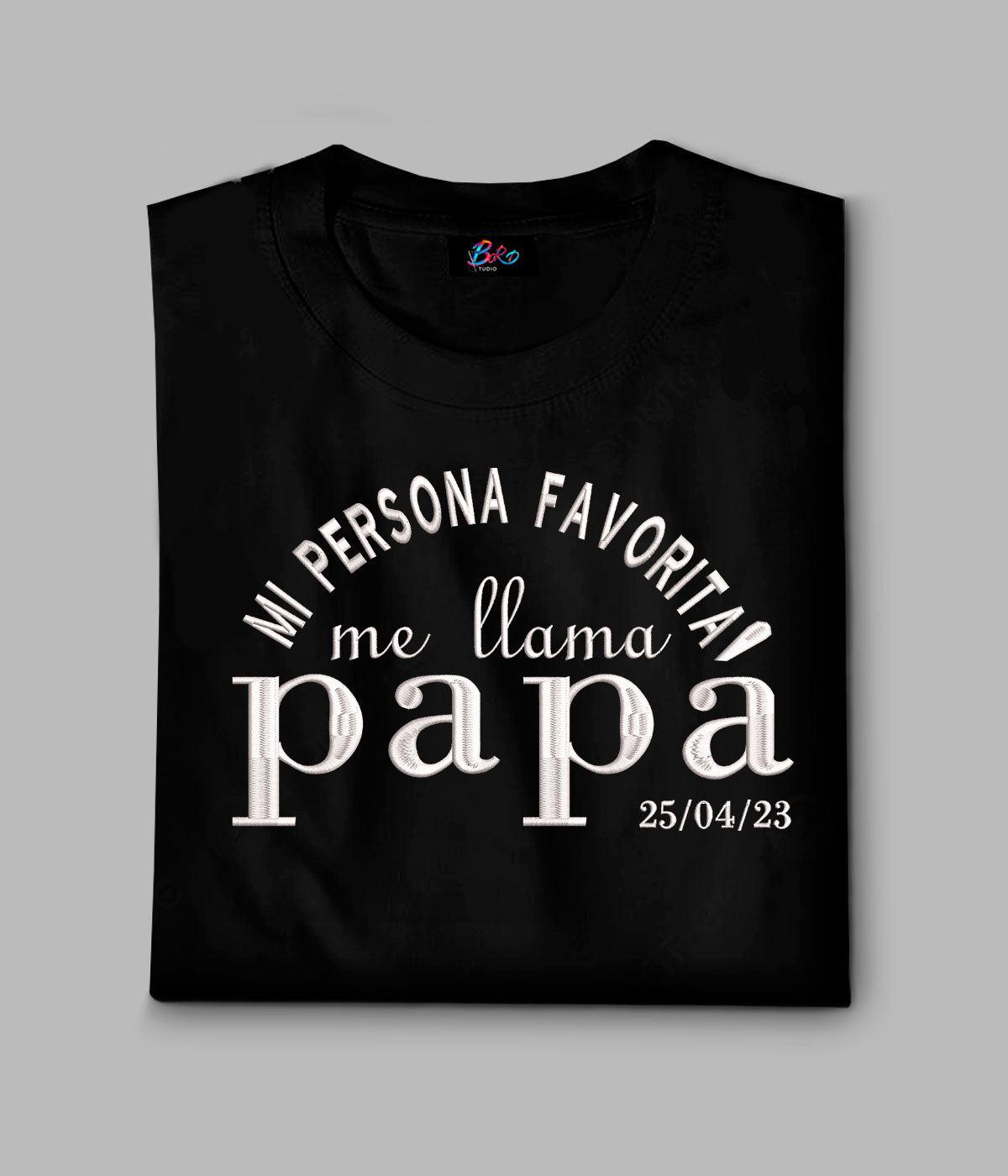 Bordado mi persona favorita me llama - Personalizable
