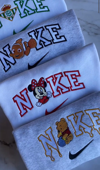 x2 Camiseta/Sudadera Bordado NKE Personalizable - Pack de 2