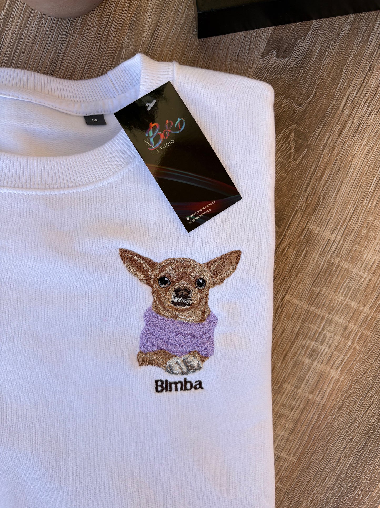 Bordado MASCOTA detallada Personalizable