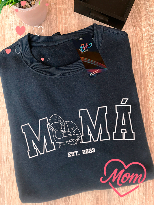 Mamá con foto contorno - Día de la Madre