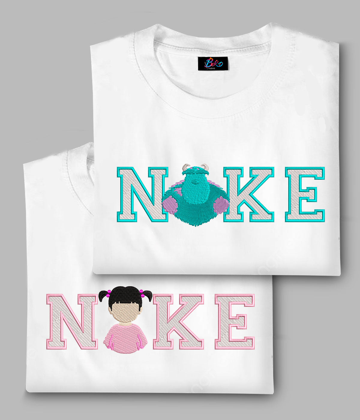 NKE Monstruos S.A. Minimalista - Pack de 2