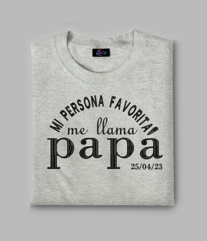 Bordado mi persona favorita me llama - Personalizable