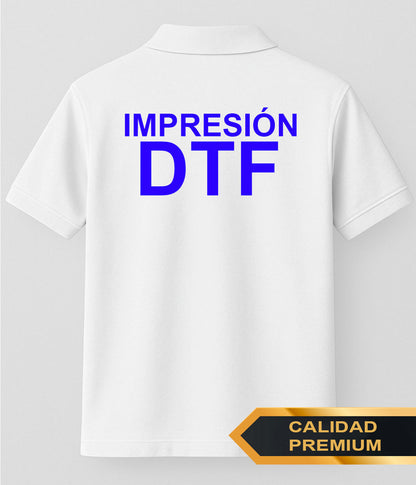 Polo Premium - DTF Espalda