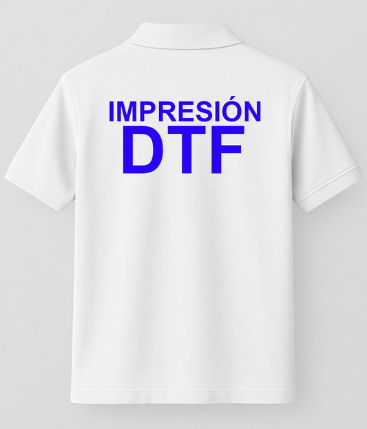 Polo Basic - DTF Espalda