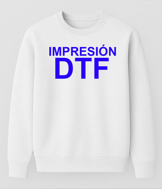 Sudadera Basic - DTF Pecho Grande