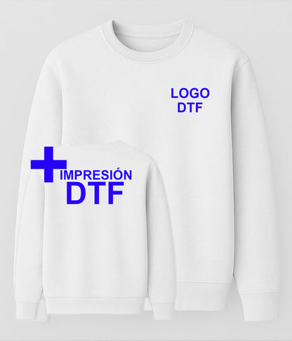 Sudadera Basic - DTF Pecho + DTF Espalda