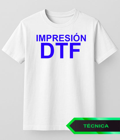 Camiseta Técnica - DTF Pecho Grande